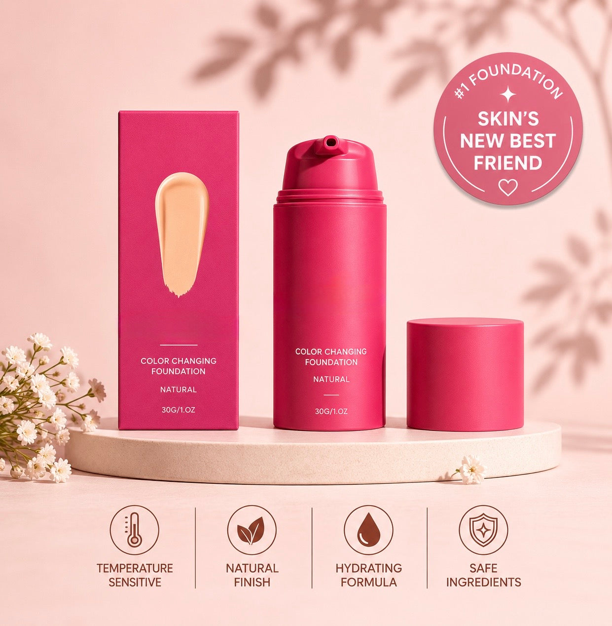 Coslora Color Changing Foundation