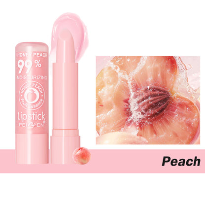 Vera Lip Balm Peach Strawberry and Aloe variants side by side
