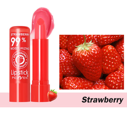 Vera Lip Balm pH color changing effect shown on lips