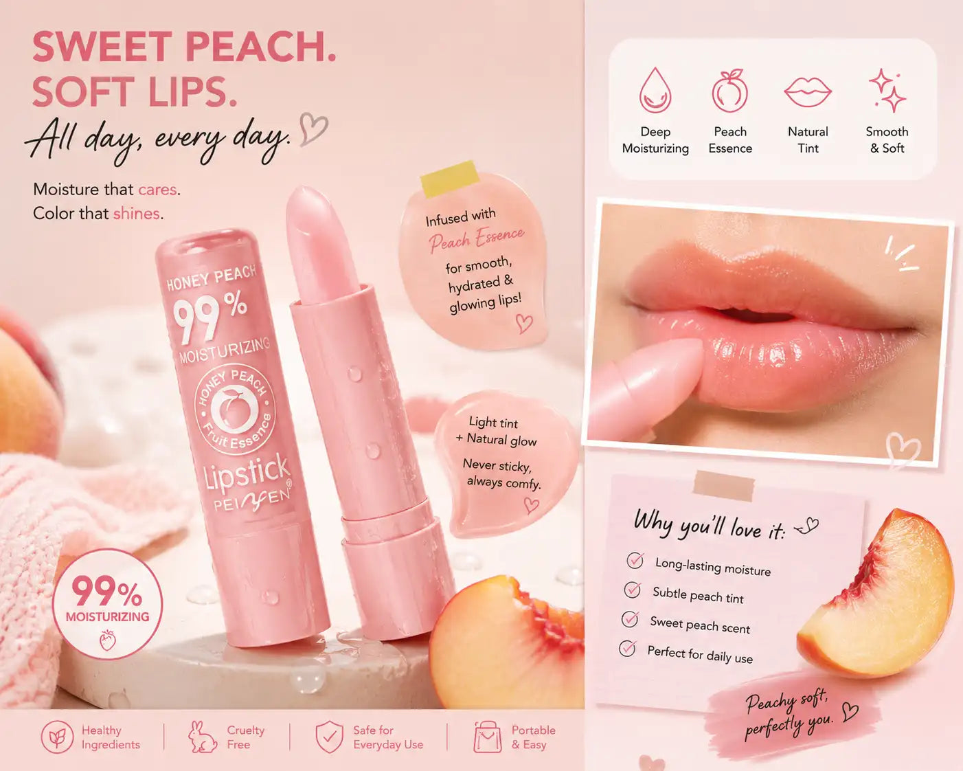 Coslora Color Changing Lip Balm