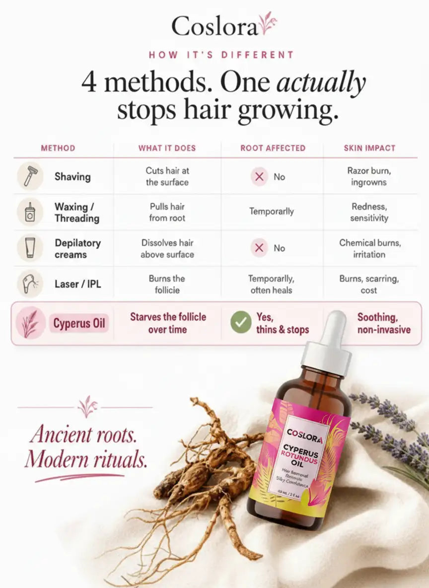 Coslora™ Cyperus Rotundus Hair Removal Oil